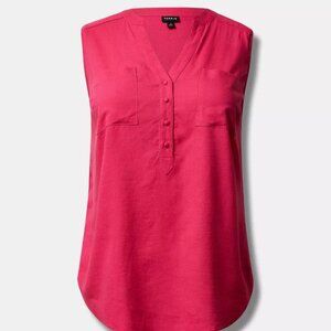 Harper Linen Pullover Tank